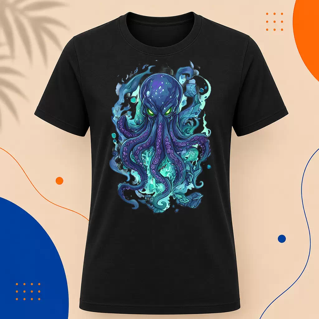 Pánské tričko - Cthulhu – Pohled z propasti